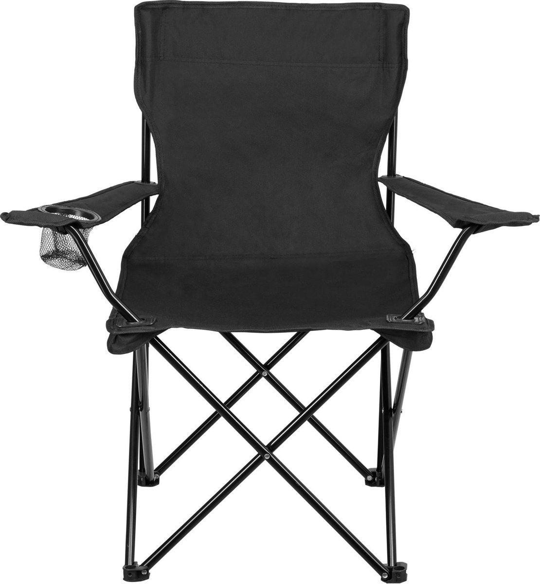 Tectake - set de 2 chaises de camping - Gil noir - 403875