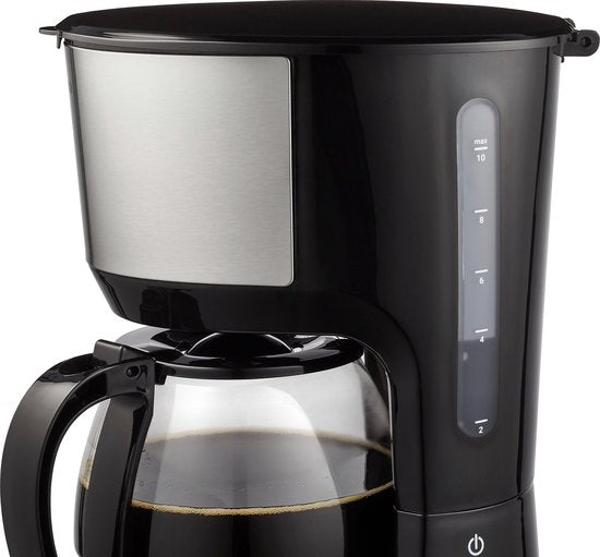 Tomado TCM1201S - Machine à café - Café filtre - 10 tasses - Noir/inox