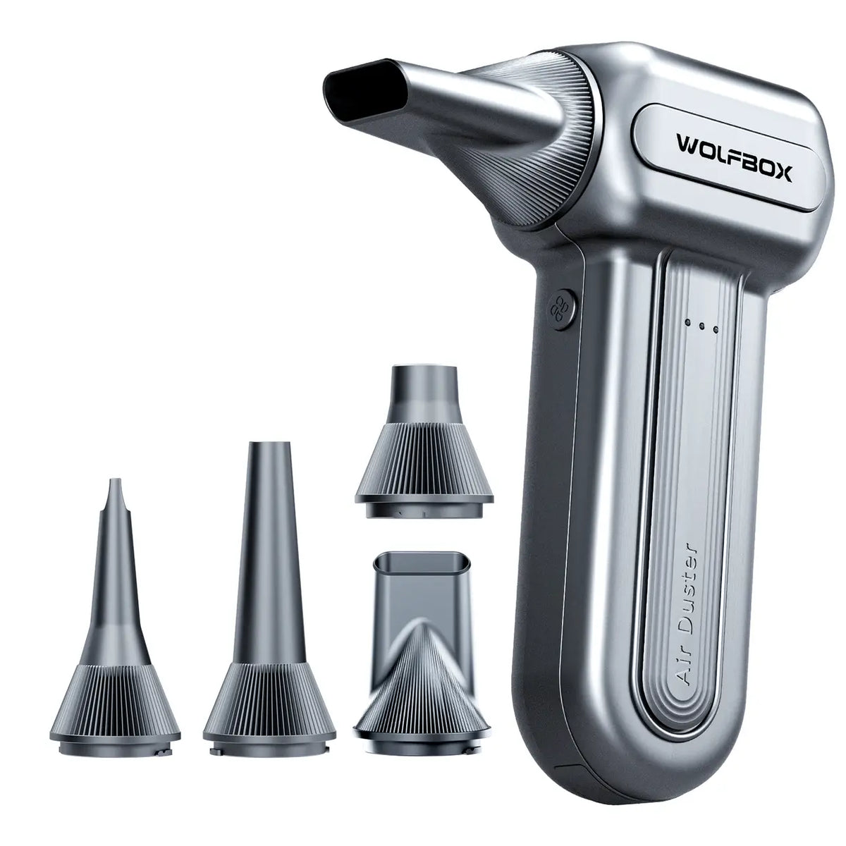 Souffleur d'air sans fil WOLFBOX DF60 – 110 000 tr/min – 3 vitesses – Souffleur d'air puissant pour la voiture, la maison et l'extérieur