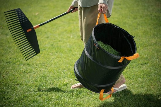 Sac à déchets de jardin Fiskars - Sac de jardin Solid™ - Sac à déchets de jardin pliable - pop-up - 172 litres