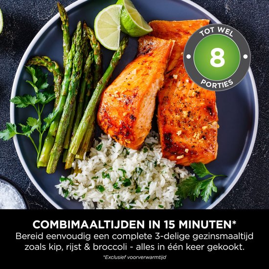 Multicuiseur, four et friteuse à air chaud Ninja Combi 12-en-1 - 12,5 litres - Repas complets en 15 minutes - SFP700EU
