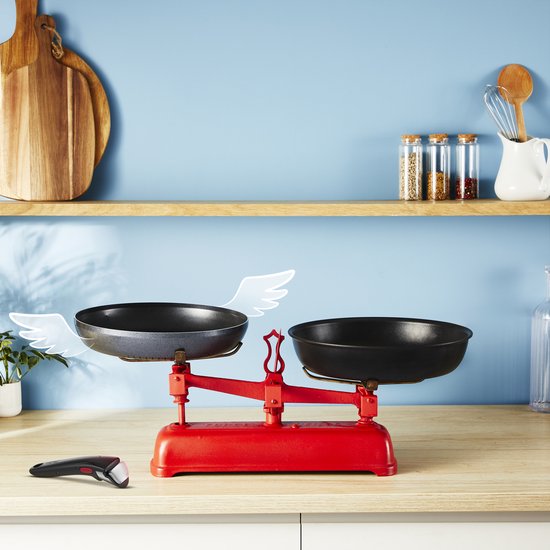 Tefal Ingenio So Light - Batterie de cuisine - 16 pièces - Induction - Empilable - Poignées amovibles - Peu encombrante