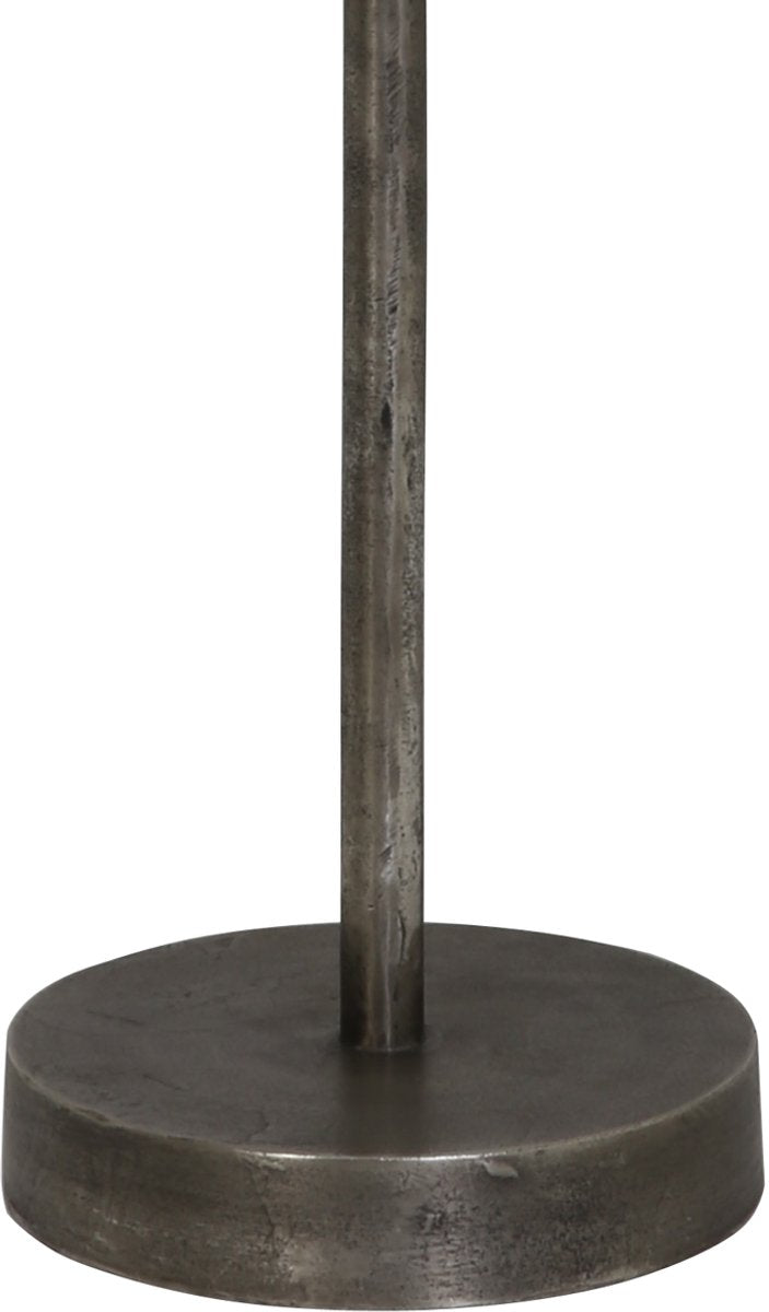 light & living lampadaire undai dark raw nickel - 25,5×25,5×140 cm - gris