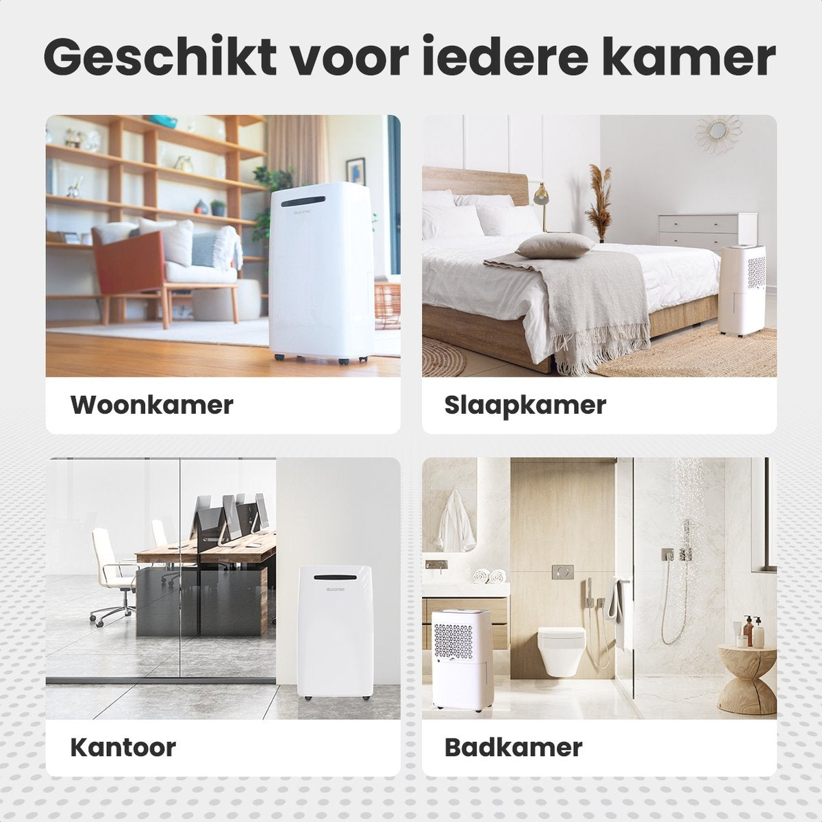 Déshumidificateur - Auronic - 16L - Blanc
