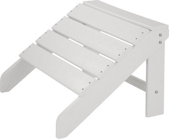 tectake - Tabouret Lyn blanc - tabouret en aspect bois - 404510
