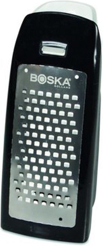 Boska Easy Grater - Râpe de table - Acier inoxydable - Noir - Avec bac de récupération
