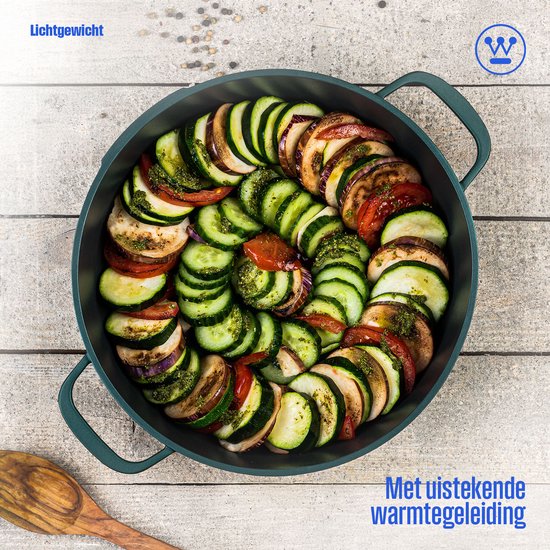 Casserole Westinghouse Performance – Ø 24 cm – Casserole à induction – Avec couvercle – Verte