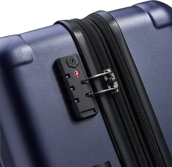Valise de voyage extensible Delsey JH004C 68 cm - Bleu