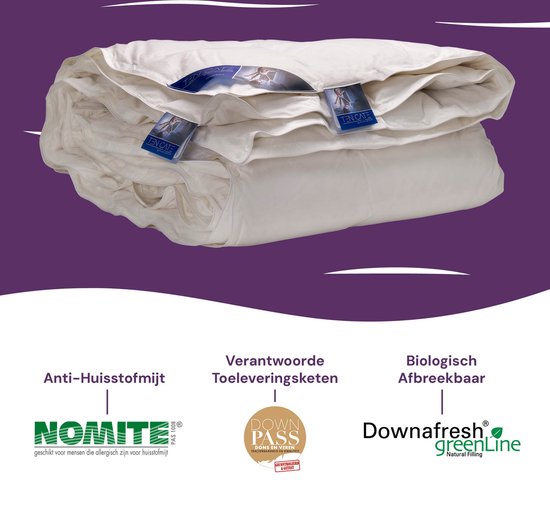 Couette Ten Cate - Couette 240x200 - Couette - Couettes - Couette 4 saisons 240 x 200 - 60% Duck Down - Couette été & hiver
