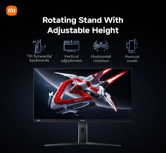 Xiaomi G Pro 27i - Écran de jeu QHD - IPS - 180 Hz - Argent