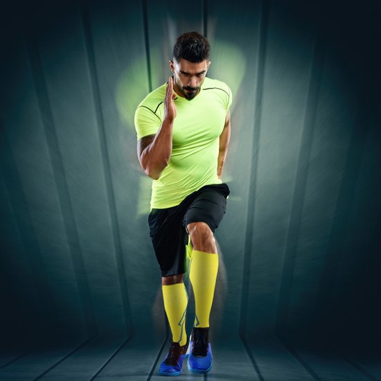 Sport+ Compression Socks 3 Pair Running Socks - Size 41-46 L/XL - Support Socks Women and Men - Hiking Socks - Sports Socks - Nordic Walking Socks