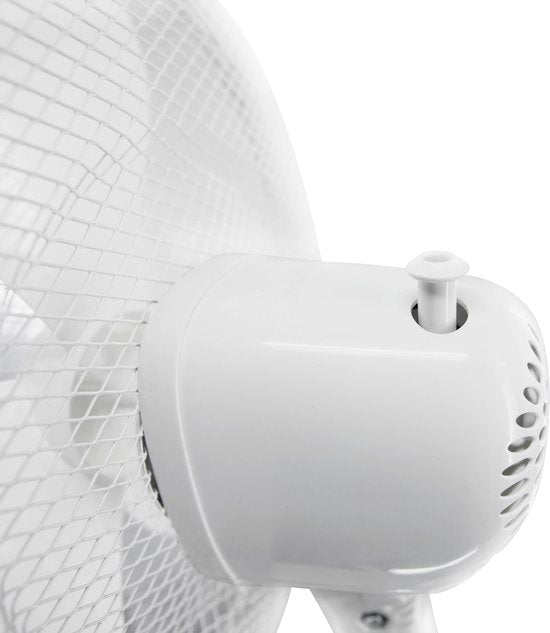 Inventum VST400W - Ventilateur sur pied - 3 vitesses - Ø 40 cm - Oscillation à 80° - Hauteur réglable - Blanc