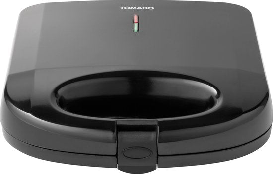 Tomado TGS2000B - Fer à toasti - Gril - Sans PFAS - Toasti maker - 21,5 x 12 cm - 750 watts - Noir