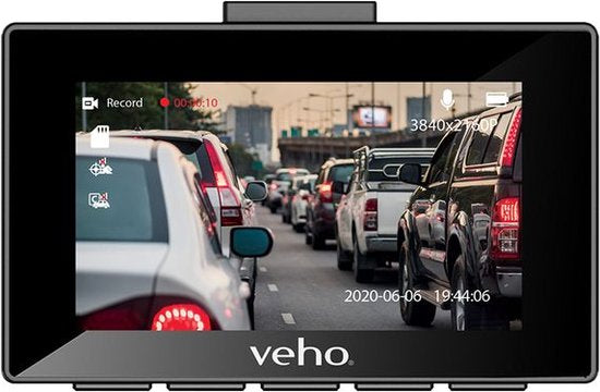 Veho Muvi - KZ-2 PRO Drivecam, 4K, Widescreen Dashcam