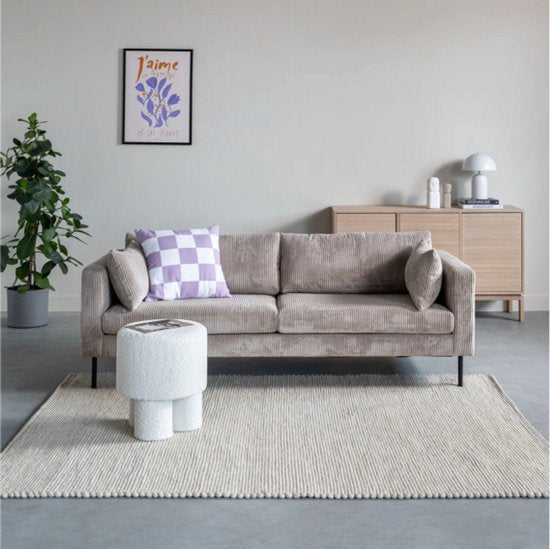 Tapis Dots de fonQ - Beige - Rectangulaire - 160 x 230 cm