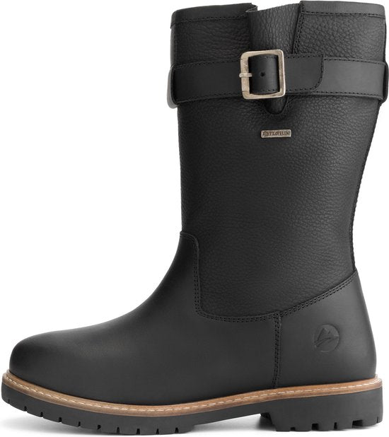 Travelin' Finnmark - Botte femme imperméable - Doublée de laine - Noir - Taille 38