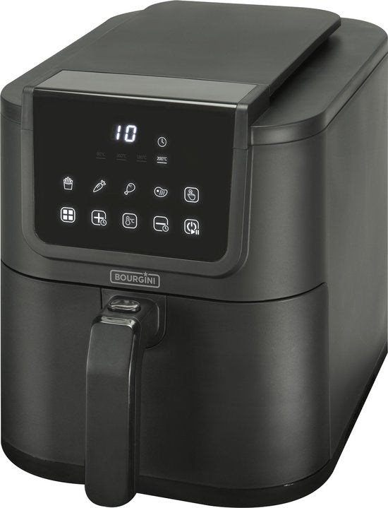 Bourgini Slimfit Airfryer Pure XL - Friteuse à air chaud - 5 litres - 1500W - sans PFAS