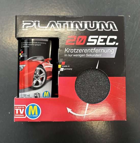Platinum 20 Sec. - Élimination des rayures
