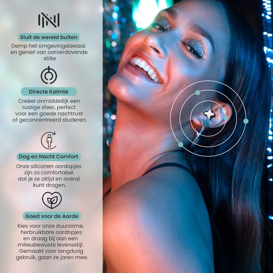 MR. Bouchons d'oreilles PANACHE - Bouchons d'oreilles pour le sommeil - Anti-ronflement - Bouchons d'oreilles pour les festivals - Bouchons d'oreilles pour le sommeil - Bouchons d'oreilles insonorisés - Bouchons pour le sommeil - Protection auditive - Sil
