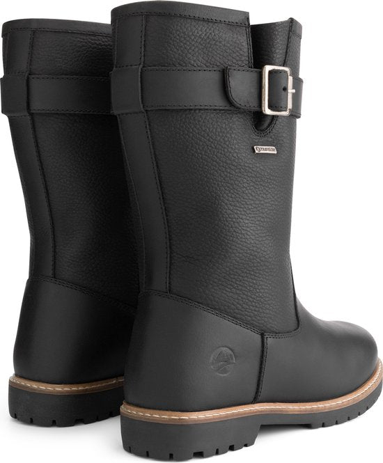 Bottes imperméables pour femmes Travelin' Finnmark - Doublées de laine - Noir - Taille 40
