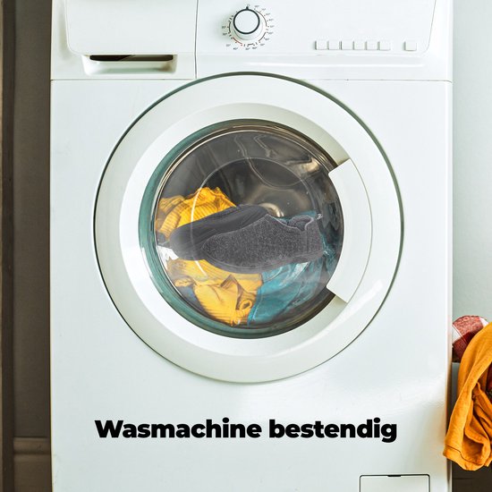 Chaussons Homme - Chaussons - Noir - Antidérapant - Taille 46/47 - Comfeet