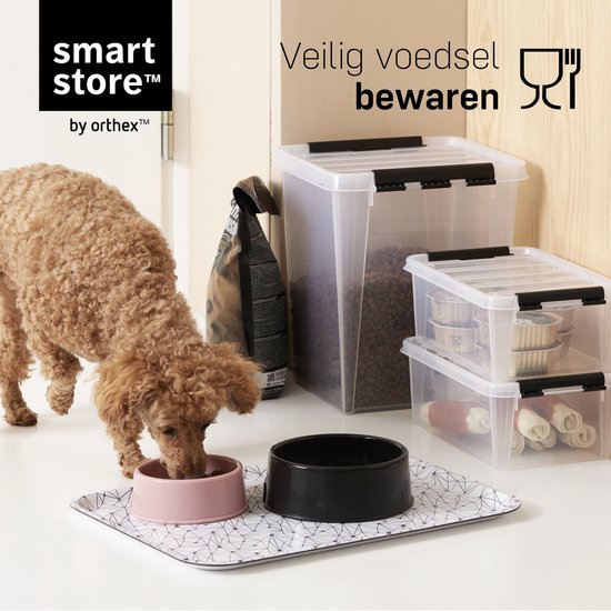 Orthex SmartStore Classic - Boîte de rangement avec séparateurs - Transparente - 14 litres - lot de 3