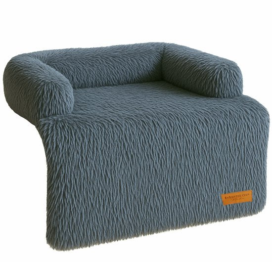 By Cee Cee Original Dog Rug Bench - Panier pour chien - Premium - Entièrement dézippable - Gris foncé - 75x90 - Taille S