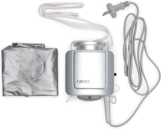 Carmen HD600 - Sèche-cheveux - 600 watts - 2 niveaux de chaleur - Sac de rangement luxueux - Technologie ION