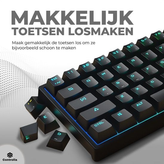 Clavier de jeu 60 pour cent - Clavier de jeu mécanique - Clavier de jeu - QWERTY