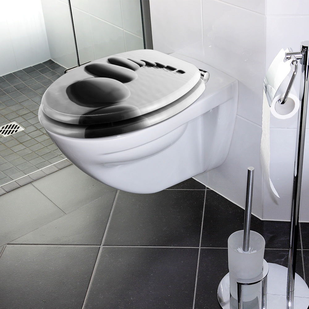 Abattant WC Stones- Sotf Close Antibacterial - MDF 150kg