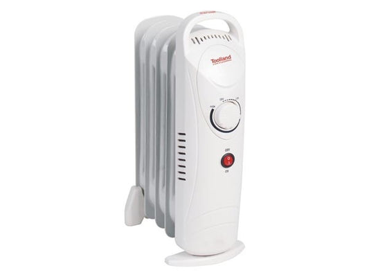 Radiateur à huile - Perel - 700W - 7 Ribs - Avec thermostat