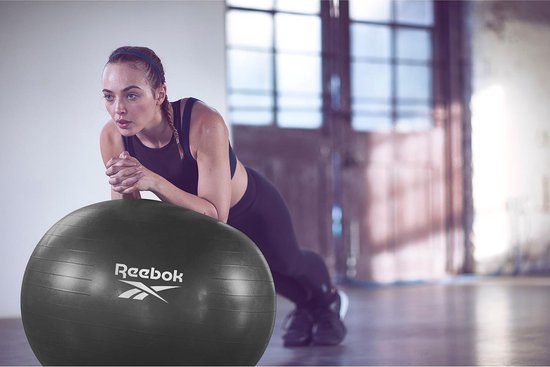 Ballon de gym Reebok noir 65 cm