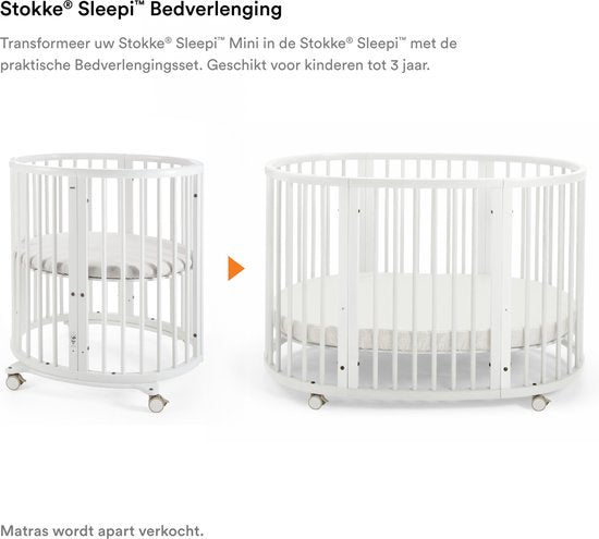 Kit d'extension pour lit bébé Stokke® Sleepi™ - Blanc