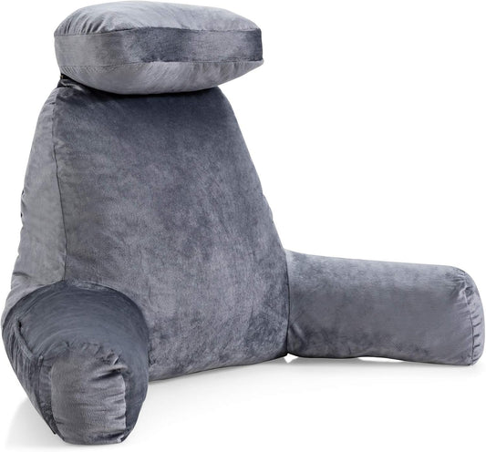 Coast Reading Cushion with Neck Roll - Coussin de relaxation - Avec bras de soutien - Gris