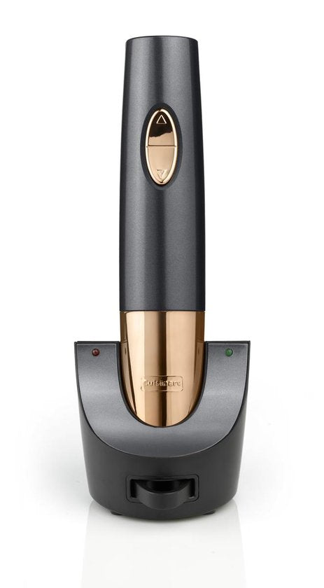 Cuisinart - Tire-bouchon électrique - Tire-bouchon rechargeable - Ouvre-bouteille - Noir