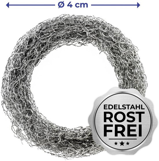 Collecteur de calcaire Mod. Hexi en acier inoxydable, protection anti-calcaire, accessoires pour bouilloire, détartrant, filtre anti-calcaire, économe en énergie, sans produits chimiques, lot de 2, 4 x 2 cm, argenté
