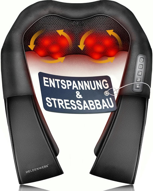 Appareil de massage Heroism - avec chaleur - épaules, cou, dos, jambes