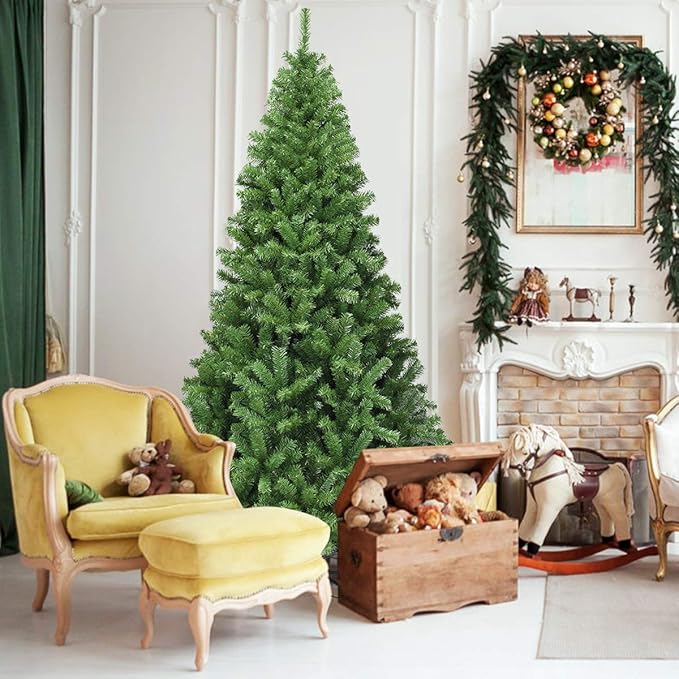 Coast Artificial Christmas Tree Green - 270 cm - 2132 embouts de branches en PVC - Avec support en métal