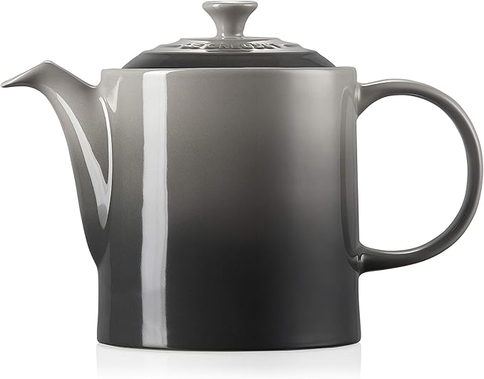 Théière Le Creuset Grand 91011013490000, grès, 1,3 litre, pour 4 tasses, Flint