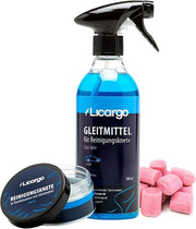 Kit d'argile de nettoyage LICARGO Premium - brillance intense pour la peinture automobile - 100 g d'argile pour peinture - 500 ml de lubrifiant - pour un nettoyage en profondeur