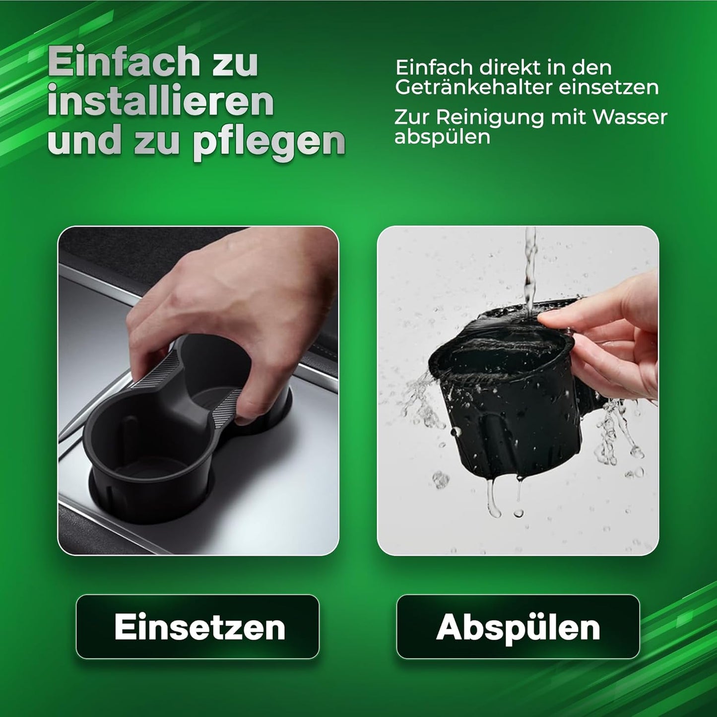 loonara Kit d'organisation de la console centrale pour Tesla Model 3 & Model Y - Noir