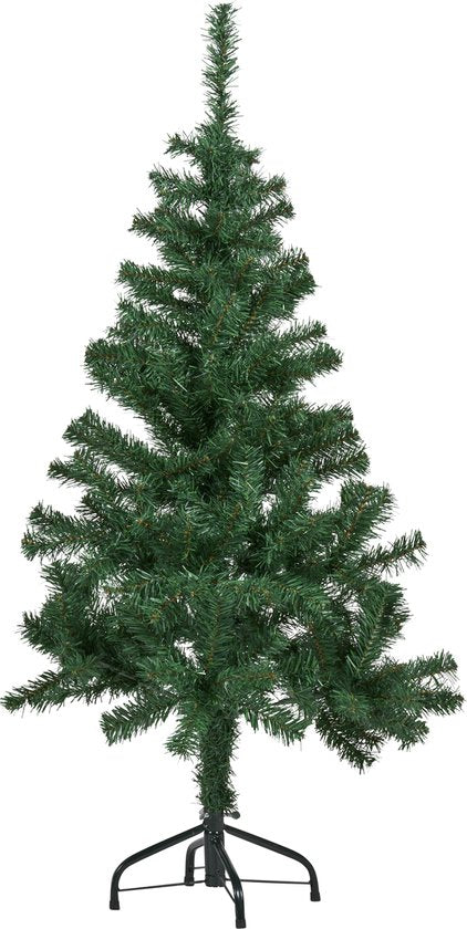 Arti Casa Sapin de Noël artificiel 120 cm - Sapin de Noël avec support - Sapin de Noël en plastique - Décoration de Noël d'intérieur - Vert