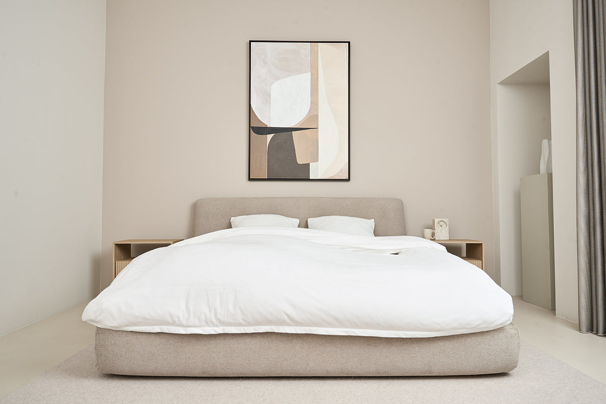 SJUMO Silky Smooth - Fresh White - Enveloppe de couette - 220 x 200cm