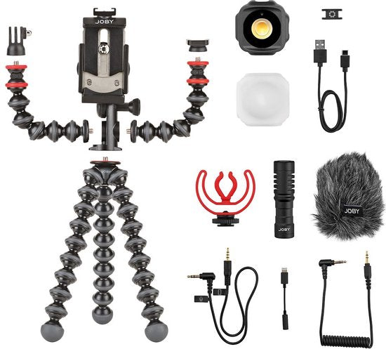 Kit de vlogging mobile Joby Gorillapod avec support pour smartphone