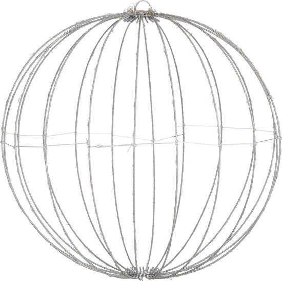 Luca Lighting Christmas Lights Ball with Warm White LED Lights - Ø50 cm - Noir