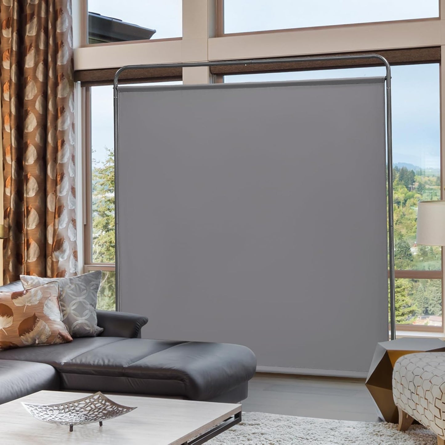 Angel Living Paravent - 1 Panneau - 163 x 177 cm - Gris