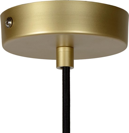 Lucide COOPER - Suspension - Ø 30 cm - 1xE27 - Or mat / Laiton