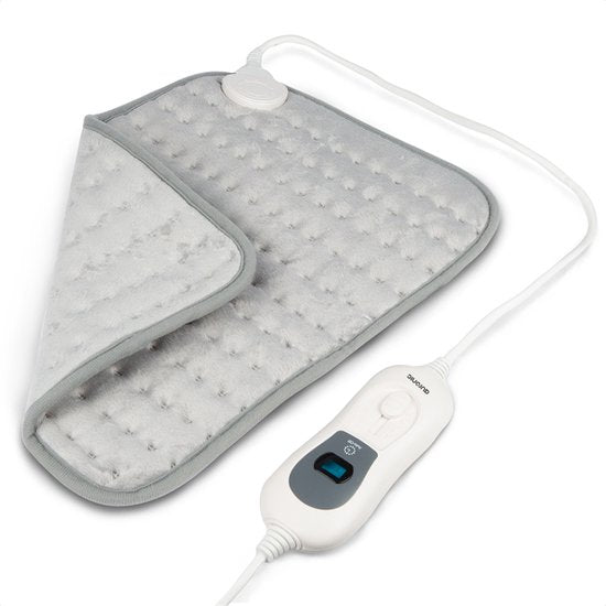 Auronic Heat Pillow - électrique - 40x30cm - cou et épaules - lavable - gris