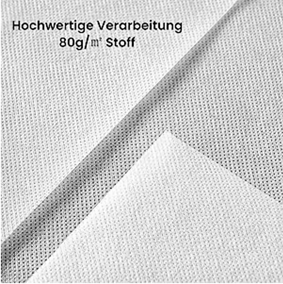 Rouleau de nappe jetable Woltu - Résistant à l'eau et aux taches - Blanc - 1,2 x 25 m
