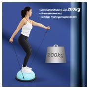 DH FitLife Ballon d'équilibre de yoga avec pompe - Appareil d'équilibre - Ø 60 x H 22 cm - Max. 200 kg